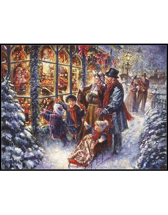 Victorian Christmas Village – Ankicoleman Designs Cross Stitch