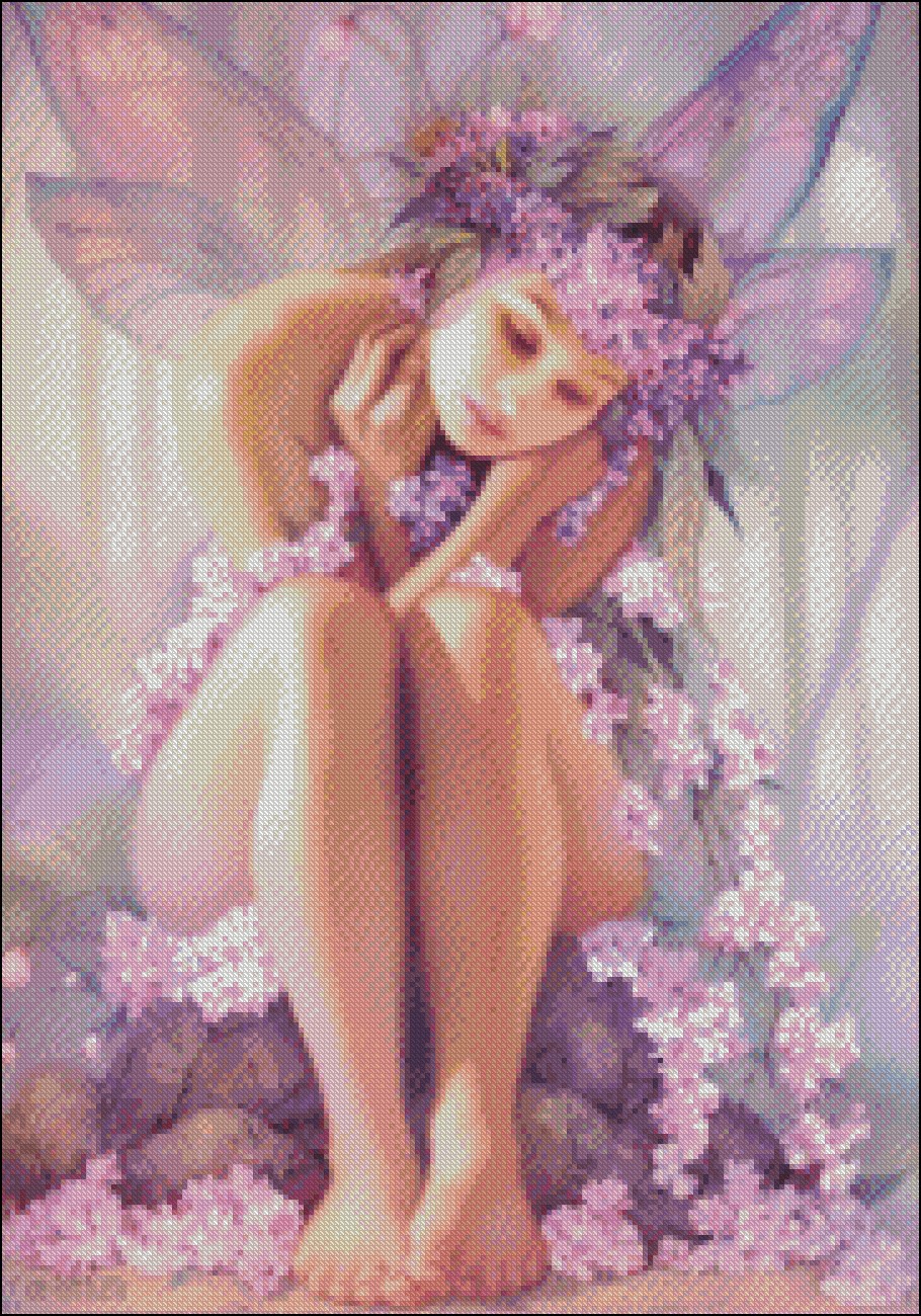 pink-flower-fairy-counted-cross-stitch-patterns-kits-color-symbols-charts-ankicoleman